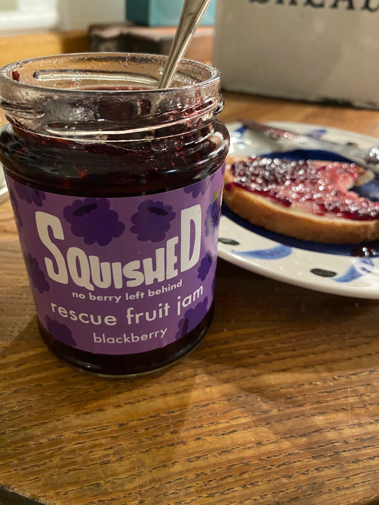 Squished Blackberry Jam