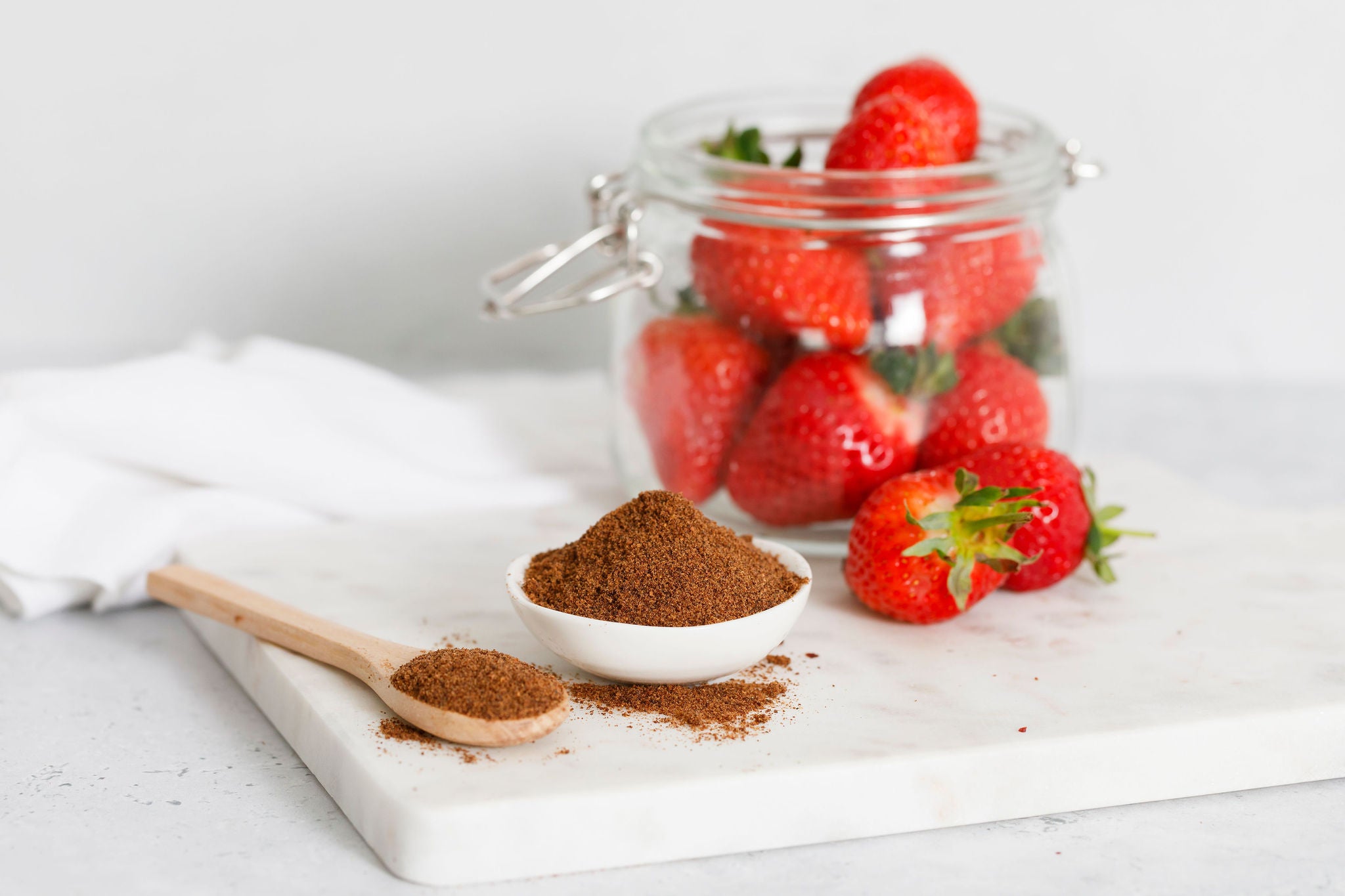 RESQ Strawberry Powder - 100% Air-Dried Strawberry 90g